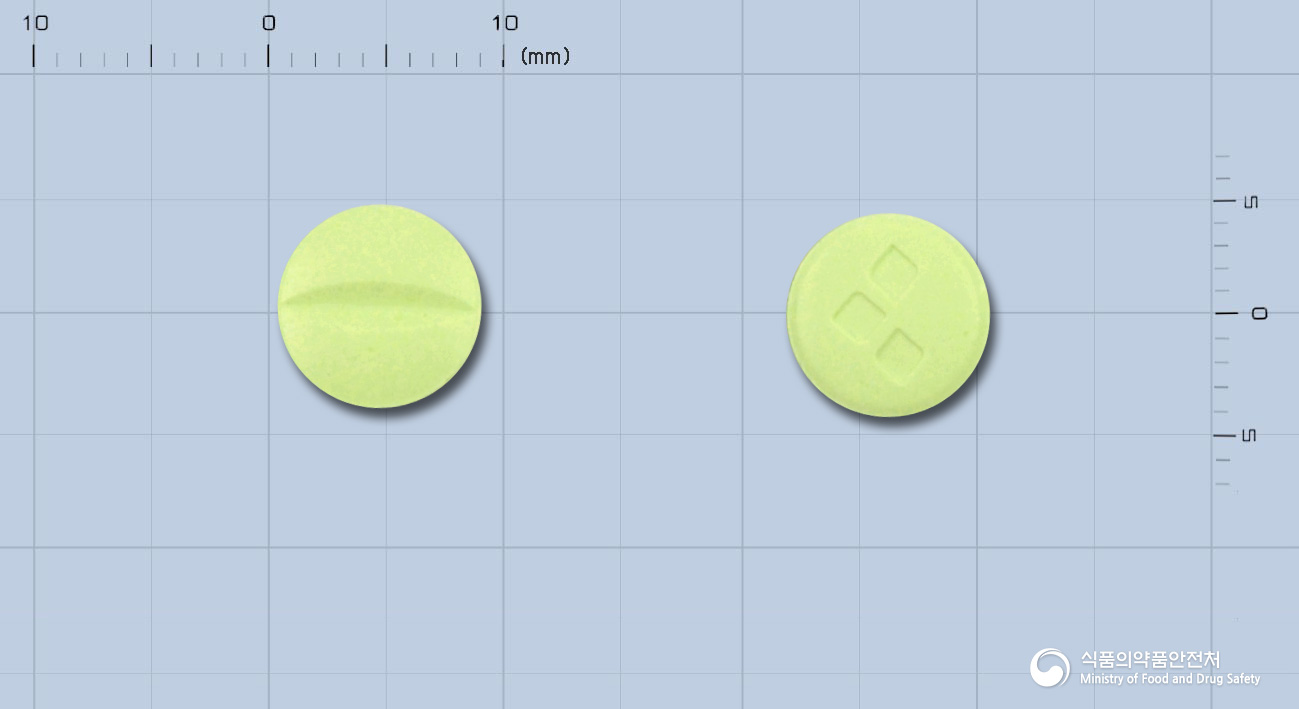 명인탄산리튬정300mg 낱알 사진
