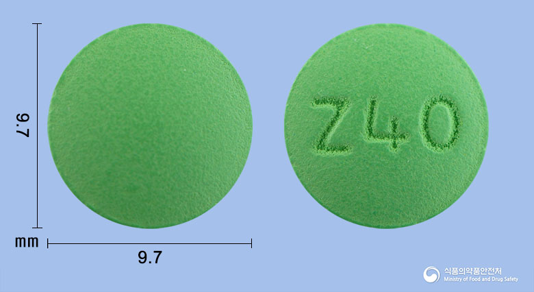 징카민정40mg(은행엽건조엑스)(수출명 : 징카프란정) 낱알 사진