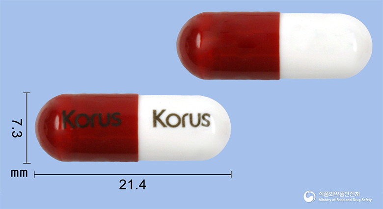세파실캡슐(세파드록실일수화물)(수출명:1.CEXILCAP.2.RUSEFASTCap.3.ZICORAXILCap.4.CFD500Cap.) 낱알 사진