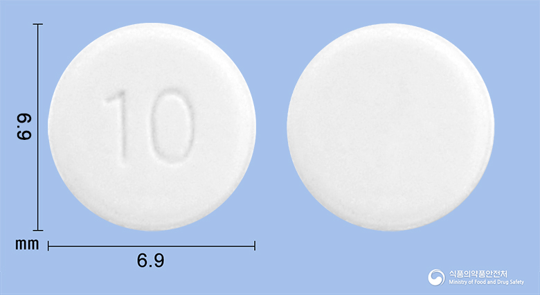 바라파정10mg(바클로펜) 낱알 사진