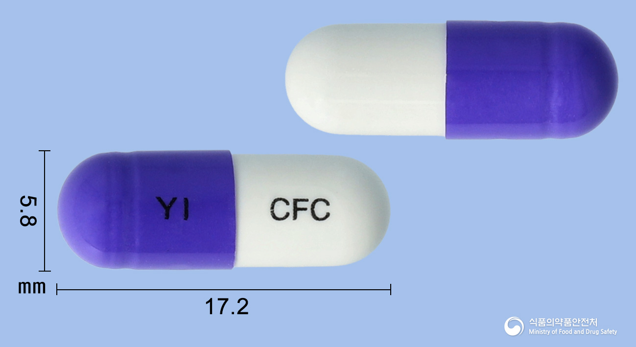 영일세파클러캡슐250밀리그램(수출명:Faclarcapsule250mg) 낱알 사진