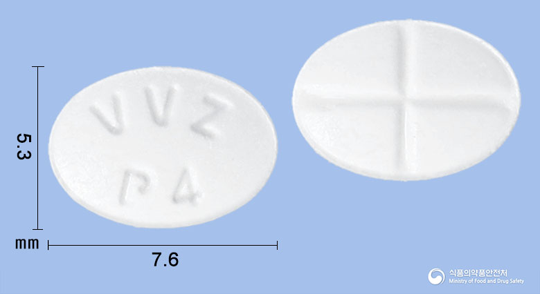 제이솔론정4mg(메틸프레드니솔론) 낱알 사진
