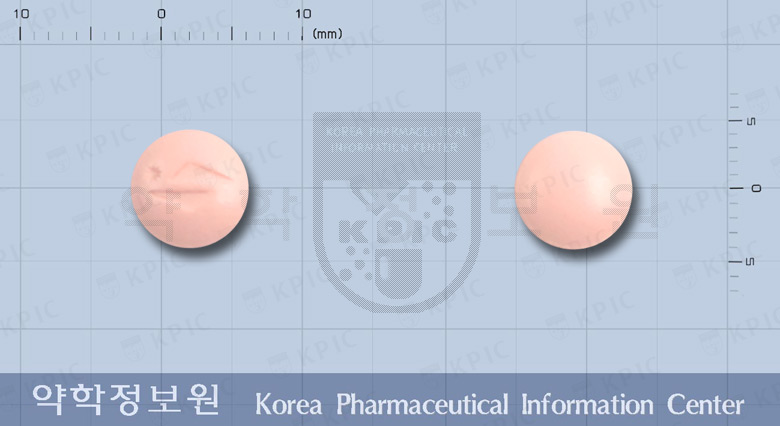 바스티난엠알서방정(트리메타지딘염산염) 낱알 사진