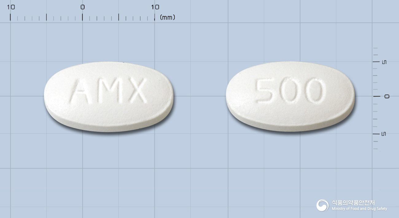 오그멕스듀오정500mg 낱알 사진