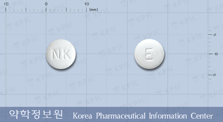 에페론정(에페리손염산염) 낱알 사진