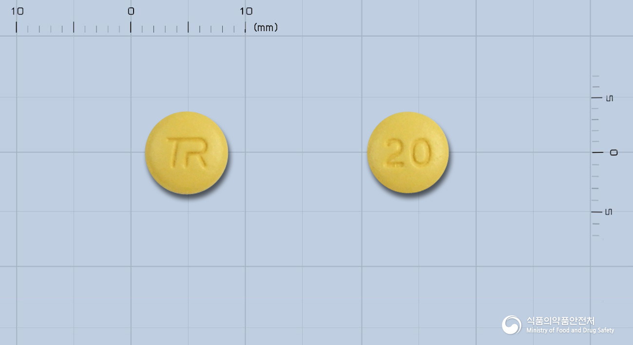 라베트정20mg(라베프라졸나트륨) 낱알 사진