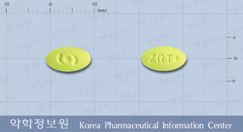 자로탄플러스정 낱알 사진