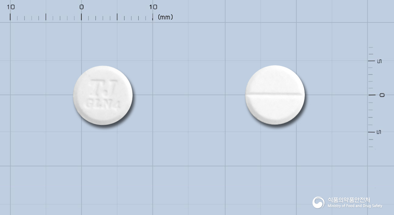 가스론엔정4mg(이르소글라딘말레산염) 낱알 사진