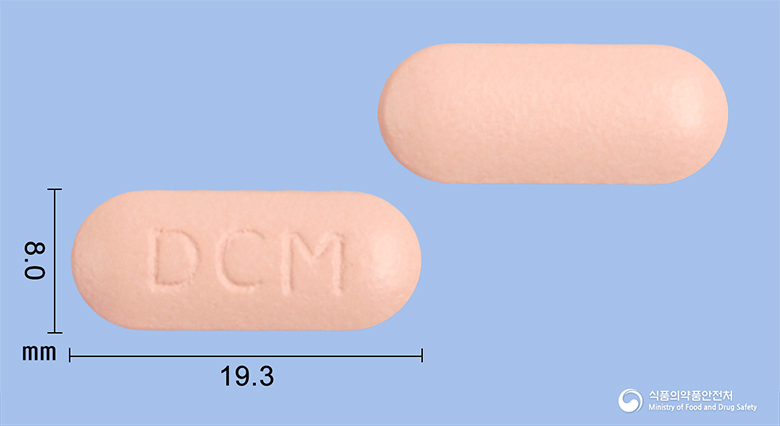 동구레보플록사신수화물정500mg 낱알 사진