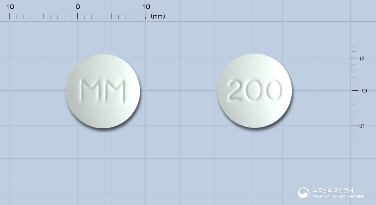 명문쿠에티아핀정200밀리그램(쿠에티아핀푸마르산염) 낱알 사진