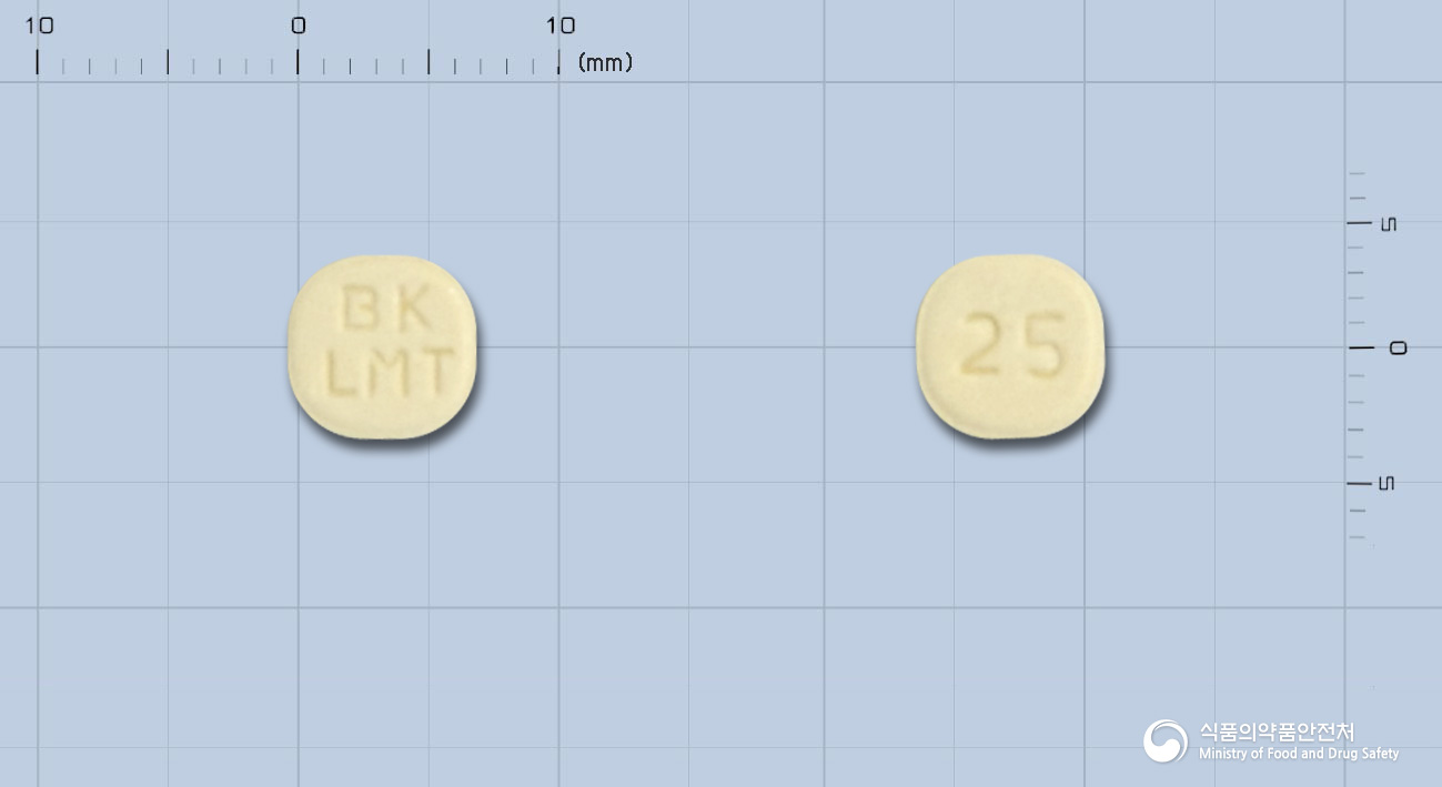 라모티진정25밀리그램(라모트리진) 낱알 사진