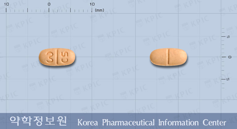 칸단테플러스정16/12.5mg 낱알 사진