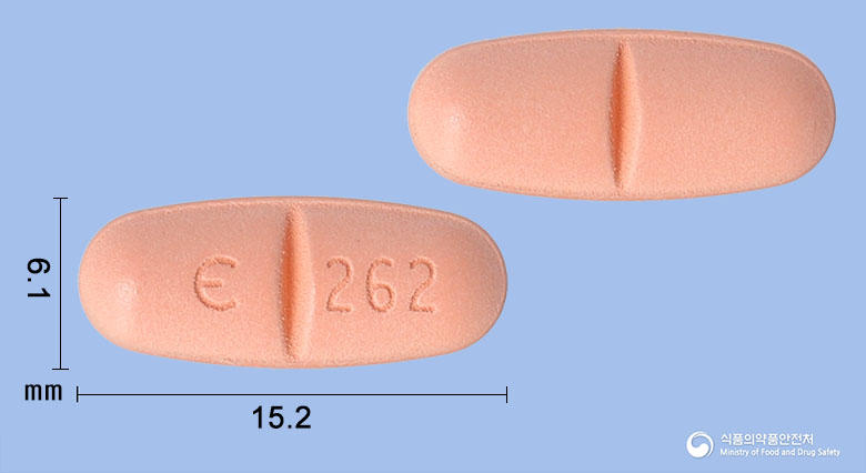 이노베론필름코팅정200mg (루피나미드) 낱알 사진