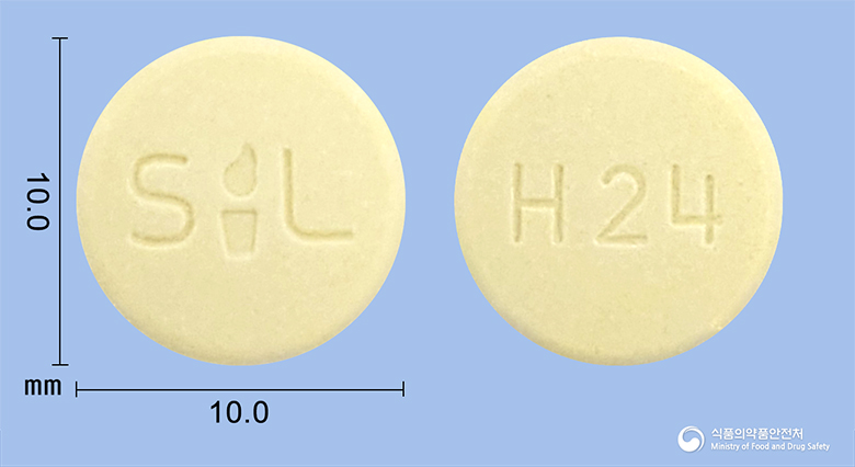 텔미스플러스정80/25mg 낱알 사진