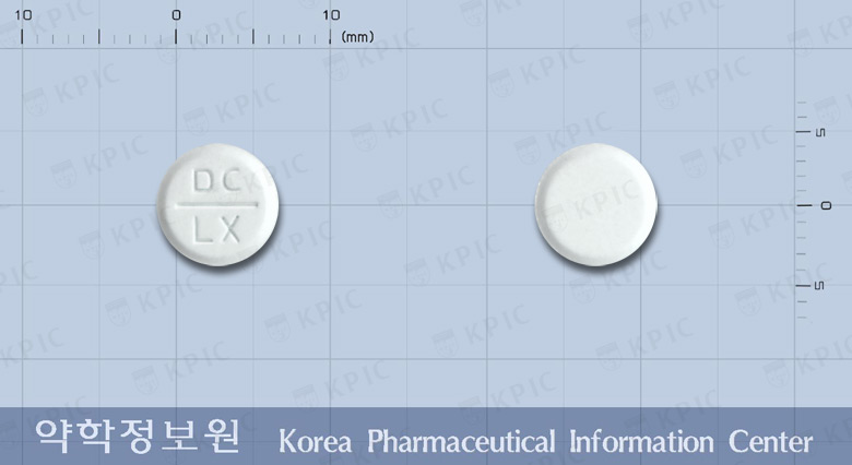 록소리스정(록소프로펜나트륨수화물) 낱알 사진