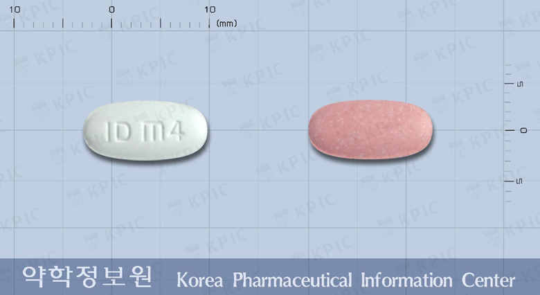 미카테르플러스정40/12.5밀리그램 낱알 사진