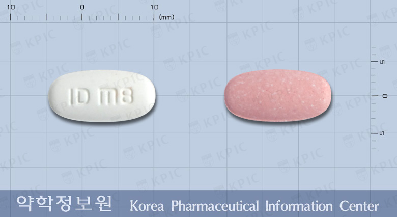 미카테르플러스정80/12.5밀리그램 낱알 사진