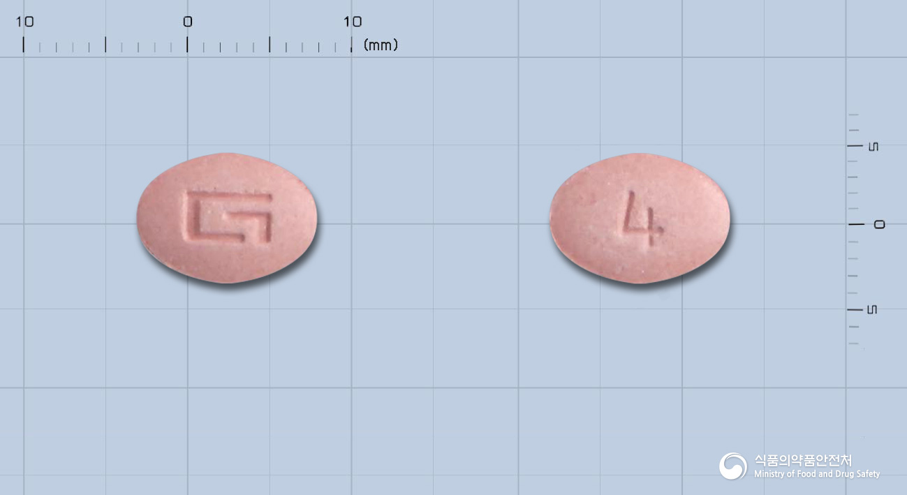 동광몬테루카스트츄정4mg(몬테루카스트나트륨) 낱알 사진