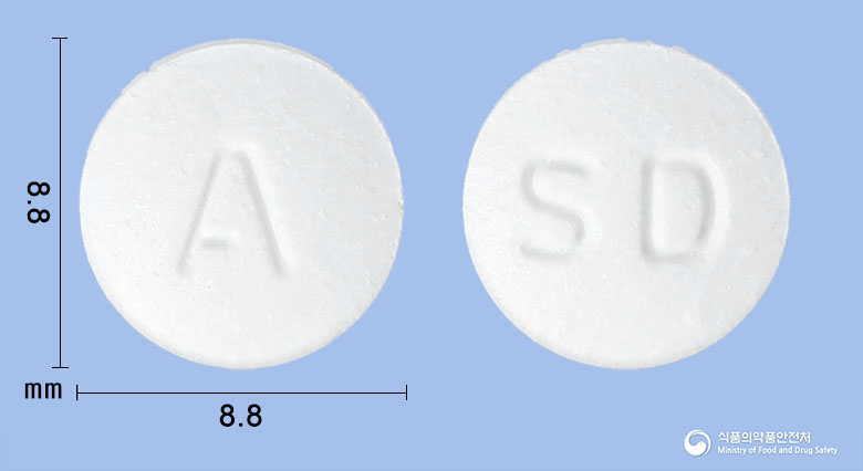 팜젠암브록솔염산염정30mg 낱알 사진
