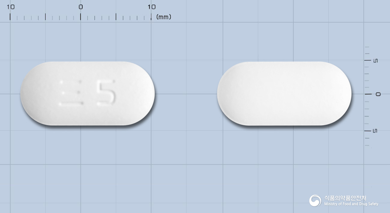 글루엠서방정(메트포르민염산염) 낱알 사진