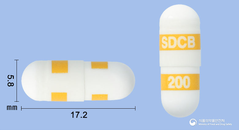 쎌레코캡슐200밀리그램(세레콕시브) 낱알 사진