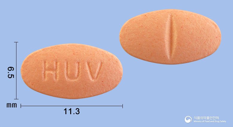 휴코정20mg(심바스타틴) 낱알 사진