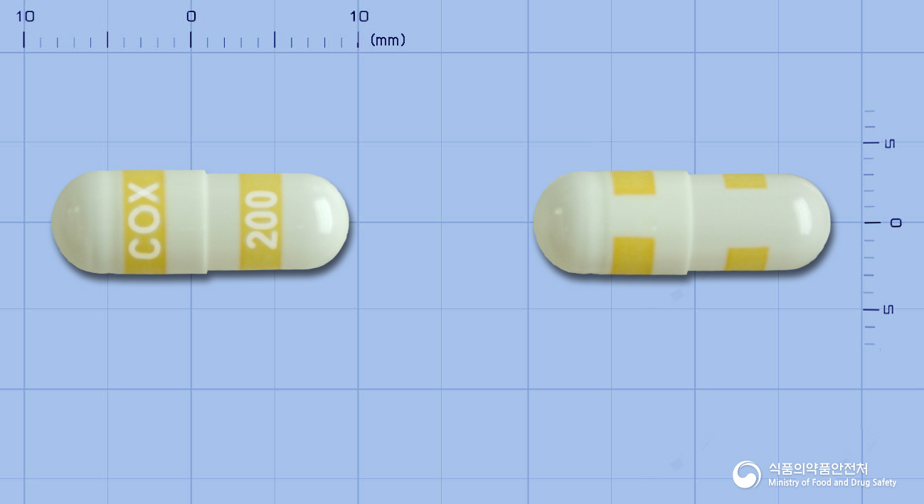 쎌브록스캡슐200mg(세레콕시브) 낱알 사진