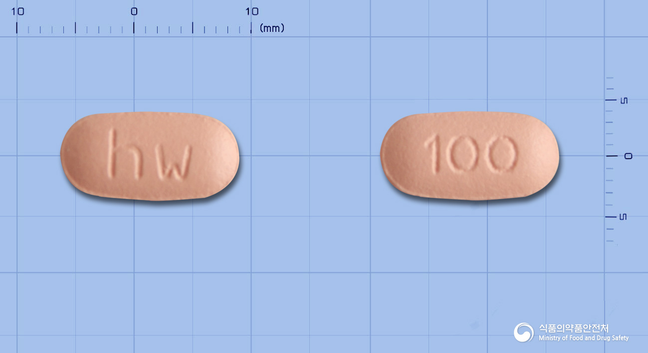 아모사르정5/100mg 낱알 사진
