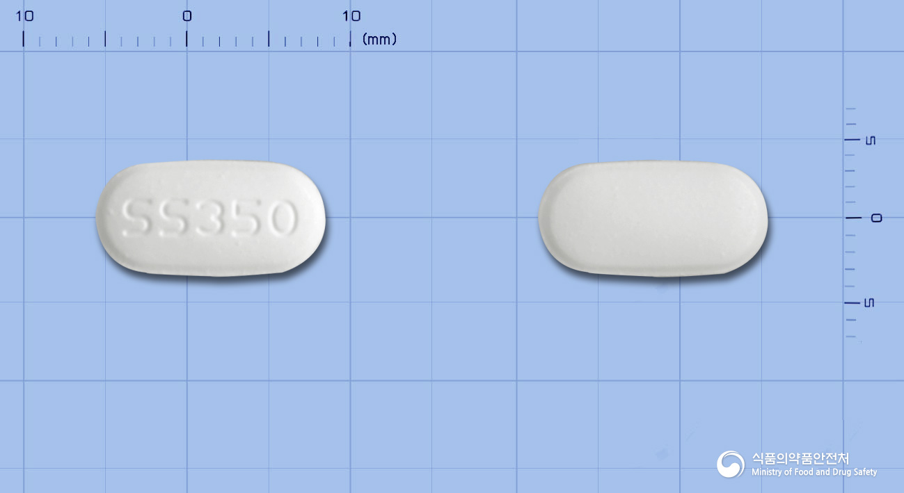 삼성모니플루메이트정350밀리그램 낱알 사진