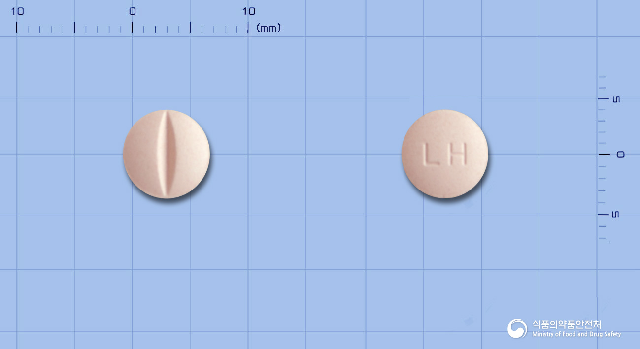 명인탄산리튬정150mg 낱알 사진