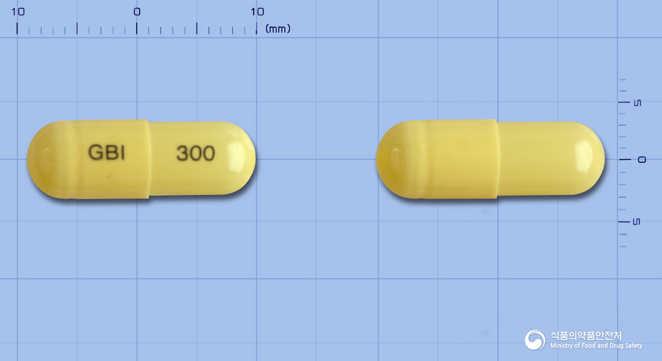 가바인캡슐300mg(가바펜틴) 낱알 사진