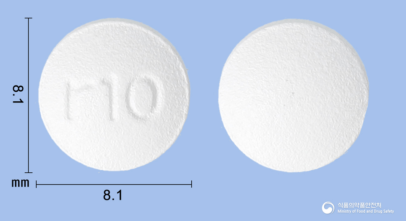 크레스티브정10/10mg 낱알 사진