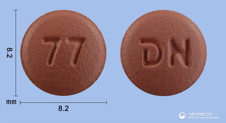 뉴비카정10/40mg 낱알 사진