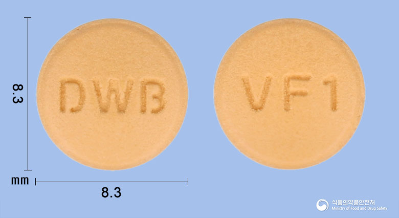 브이포지정5/80mg 낱알 사진