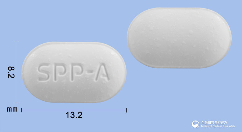 메디알정500mg(알마게이트) 낱알 사진