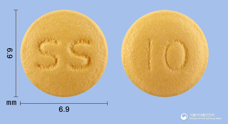 삼성라베프라졸정10mg(라베프라졸나트륨) 낱알 사진