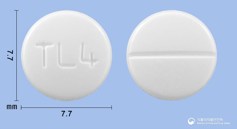 텔리토정40mg(텔미사르탄) 낱알 사진