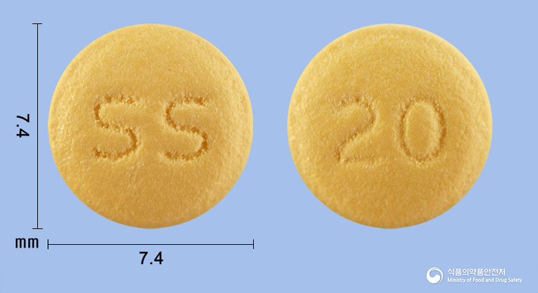 삼성라베프라졸정20mg(라베프라졸나트륨) 낱알 사진