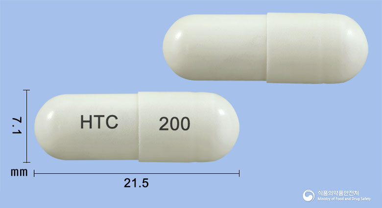 실로스토서방캡슐200mg(실로스타졸) 낱알 사진