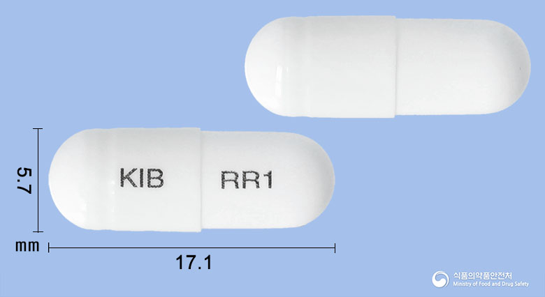 리리큐어캡슐150mg(프레가발린) 낱알 사진