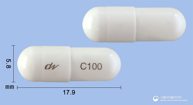 프레졸SR캡슐100mg(실로스타졸) 낱알 사진
