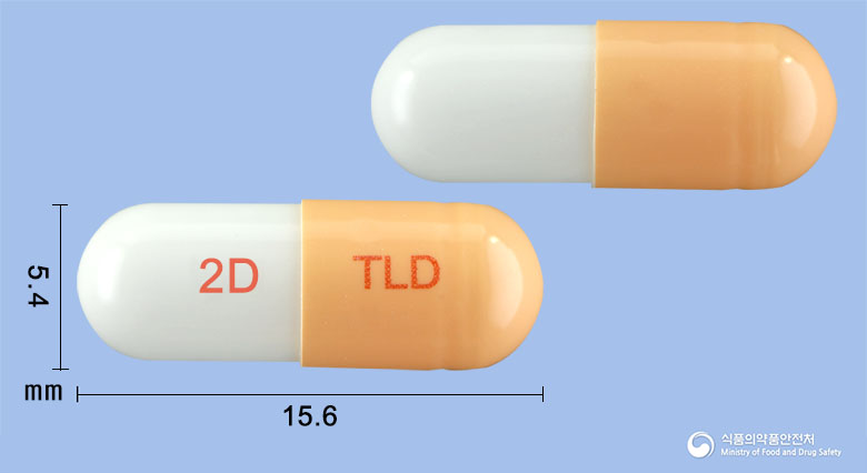 탐로딘서방캡슐0.2mg(탐스로신염산염) 낱알 사진