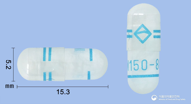 어택트라흡입용캡슐150/80마이크로그램 낱알 사진